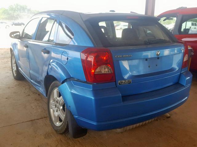 1B3HB48B08D510252 - 2008 DODGE CALIBER SX BLUE photo 3