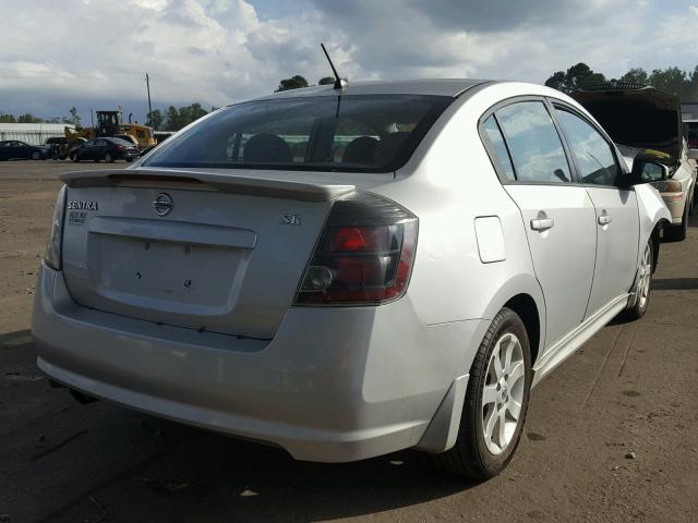 3N1AB6AP1AL715289 - 2010 NISSAN SENTRA 2.0 SILVER photo 4