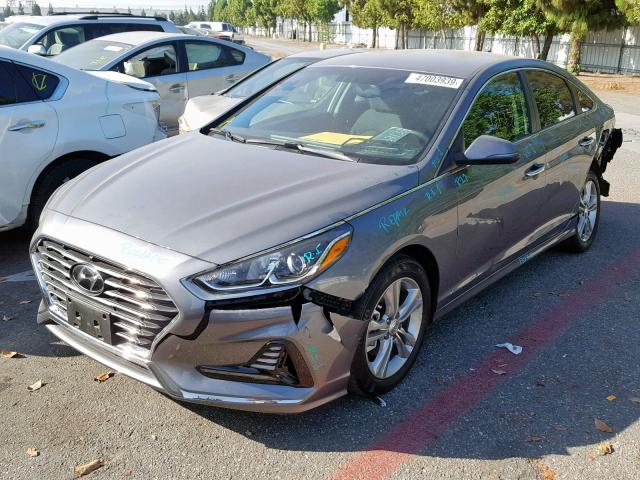 5NPE34AF6JH643934 - 2018 HYUNDAI SONATA SPO GRAY photo 2