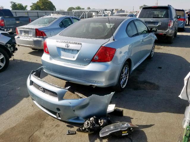 JTKDE177360070301 - 2006 TOYOTA SCION TC ლურჯი ფოტო 4