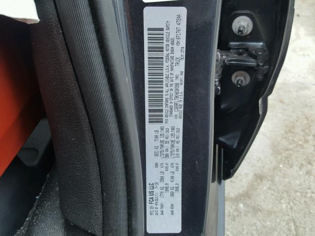 1C6SRFLT8KN630398 - 2019 RAM 1500 REBEL გრაფიტი ფოტო 10