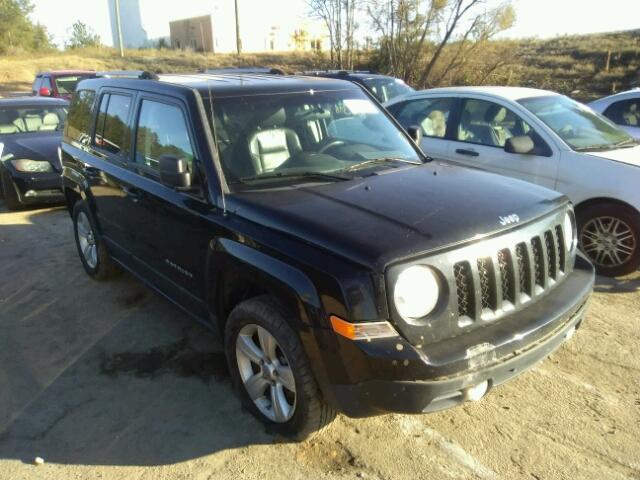 1C4NJPCB5CD636564 - 2012 JEEP PATRIOT LI BLACK photo 1