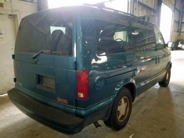 1GKEL19W6YB541309 - 2000 GMC SAFARI XT TEAL photo 4