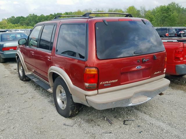 1FMZU74E6YZA83205 - 2000 FORD EXPLORER E RED photo 3