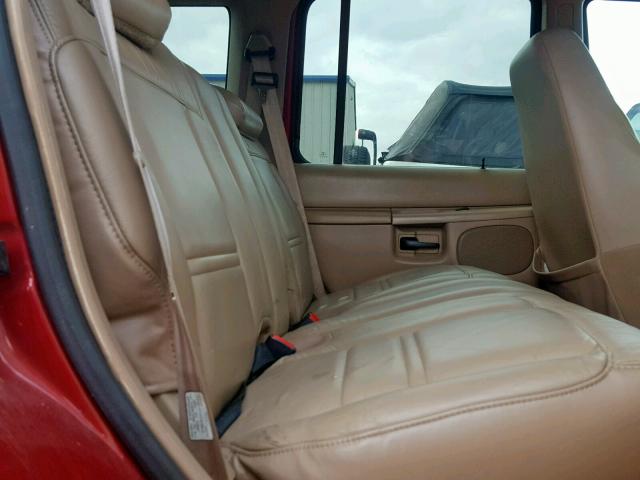 1FMZU74E6YZA83205 - 2000 FORD EXPLORER E RED photo 6