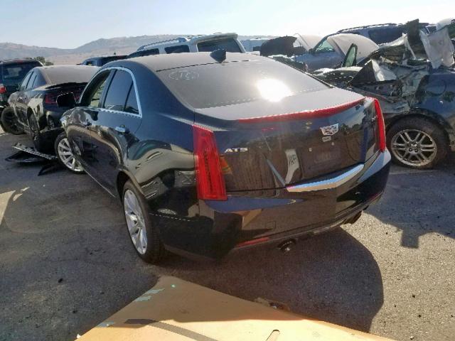 1G6AA5RX5H0128988 - 2017 CADILLAC ATS BLACK photo 3