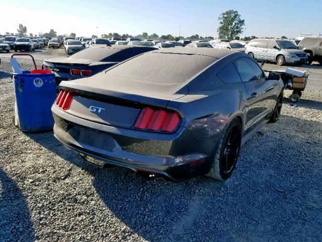 1FA6P8CF1H5340735 - 2017 FORD MUSTANG GT CHARCOAL photo 4