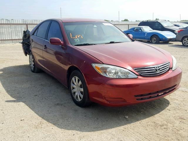 4T1BE32K74U302471 - 2004 TOYOTA CAMRY LE RED photo 1