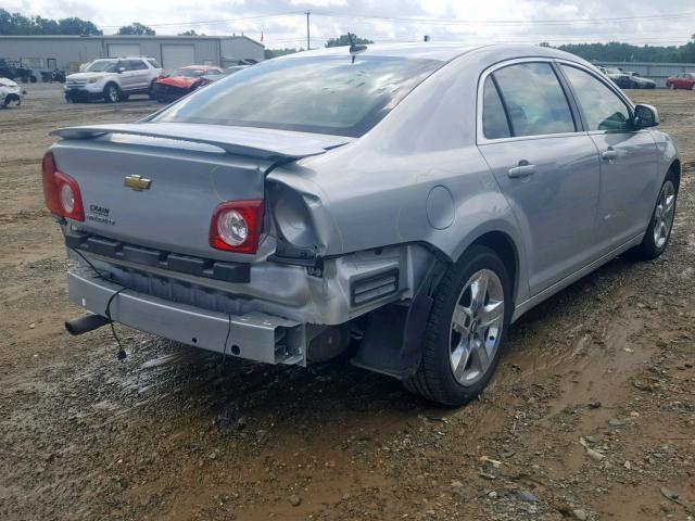 1G1ZC5EBXAF182416 - 2010 CHEVROLET MALIBU 1LT SILVER photo 4