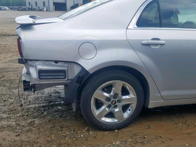 1G1ZC5EBXAF182416 - 2010 CHEVROLET MALIBU 1LT SILVER photo 9