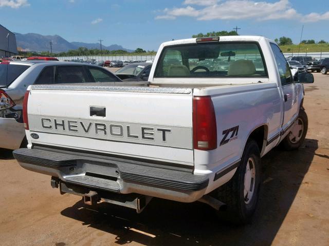 1GCEK14R7VZ163746 - 1997 CHEVROLET GMT-400 K1 WHITE photo 4