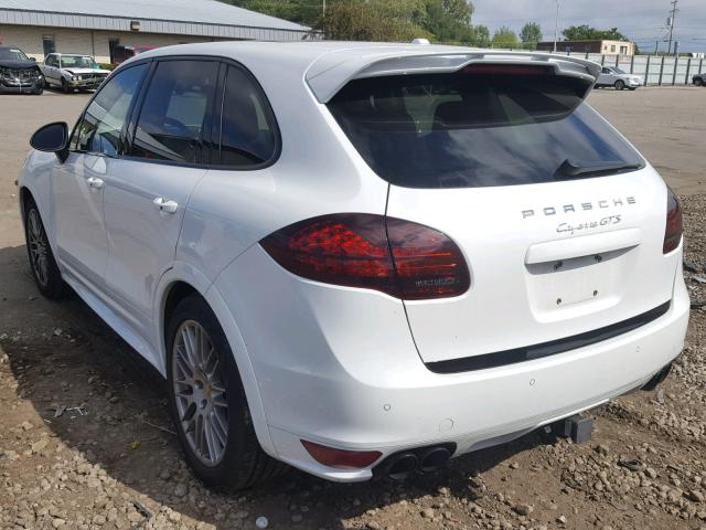 WP1AD2A24DLA70477 - 2013 PORSCHE CAYENNE GT WHITE photo 3