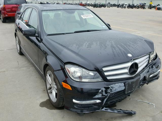 WDDGF4HB2DR262099 - 2013 MERCEDES-BENZ C 250 BLACK photo 1