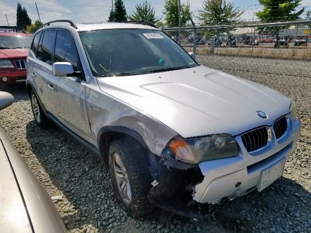 WBXPA934X6WG84873 - 2006 BMW X3 3.0I SILVER photo 1