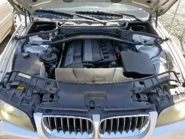 WBXPA934X6WG84873 - 2006 BMW X3 3.0I SILVER photo 7