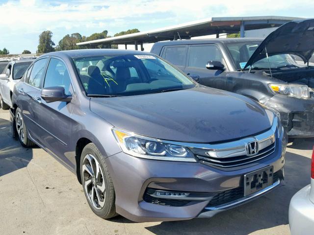 1HGCR2F81GA048639 - 2016 HONDA ACCORD EXL GRAY photo 1