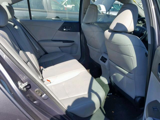 1HGCR2F81GA048639 - 2016 HONDA ACCORD EXL GRAY photo 6