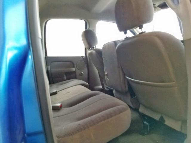 1D7KS28D25J505700 - 2005 DODGE RAM 2500 S შავი ფოტო 6