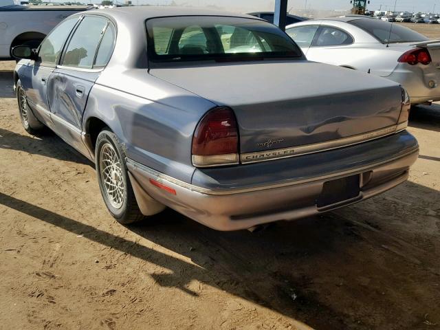 2C3ED46F6RH233360 - 1994 CHRYSLER NEW YORKER BLUE photo 3