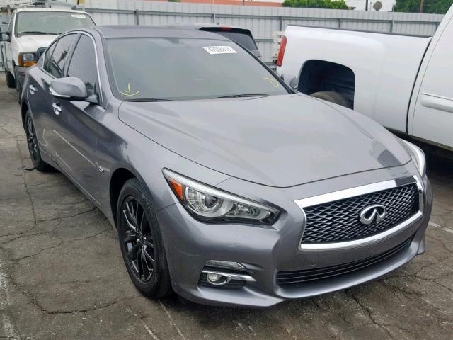 JN1CV7AP5HM641347 - 2017 INFINITI Q50 BASE GRAY photo 1