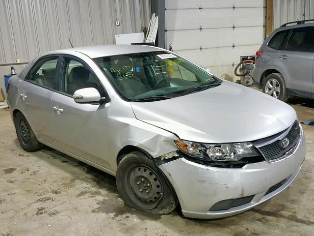 KNAFU4A20A5186727 - 2010 KIA FORTE EX SILVER photo 1