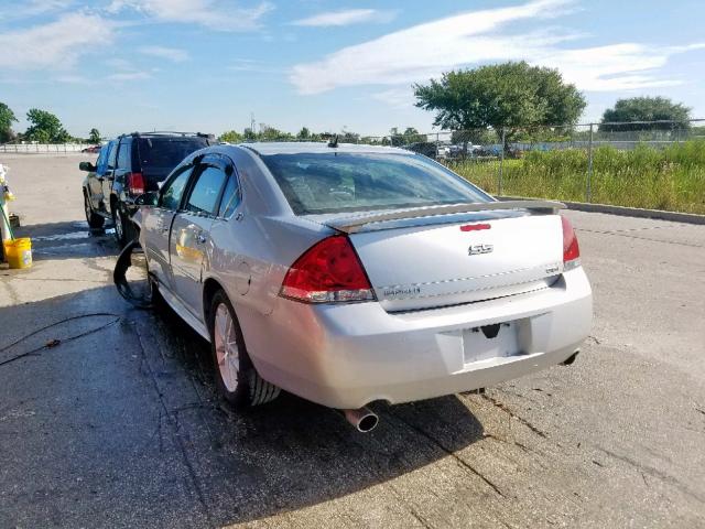 2G1WC5E31C1100594 - 2012 CHEVROLET IMPALA LTZ SILVER photo 3