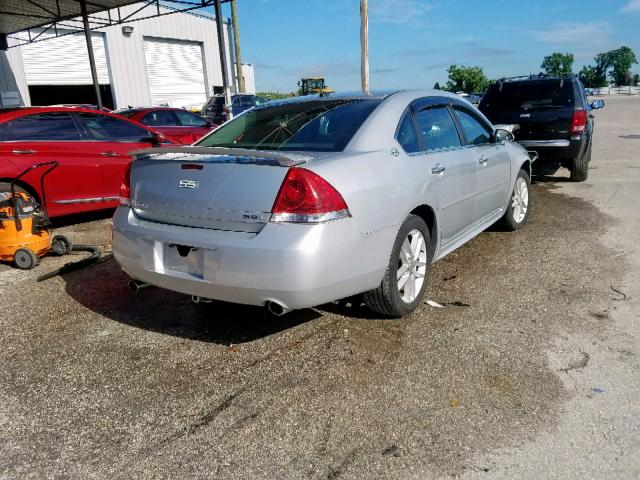 2G1WC5E31C1100594 - 2012 CHEVROLET IMPALA LTZ SILVER photo 4