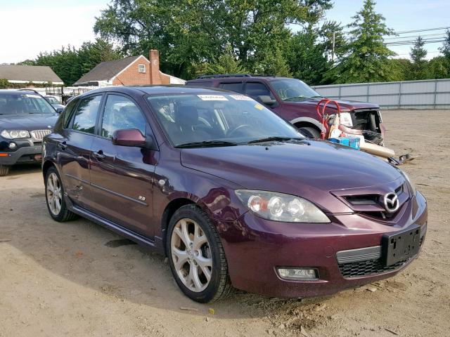 JM1BK343171768311 - 2007 MAZDA 3 HATCHBAC PURPLE photo 1