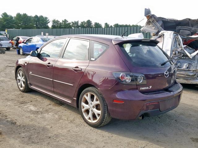 JM1BK343171768311 - 2007 MAZDA 3 HATCHBAC PURPLE photo 3