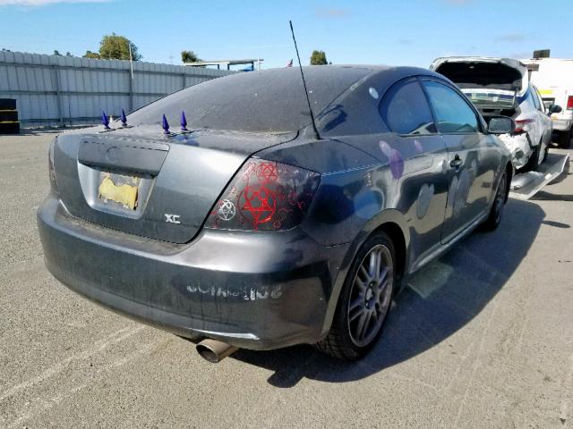JTKDE167X60115705 - 2006 TOYOTA SCION TC ნაცრისფერი ფოტო 4