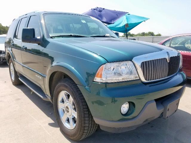 5LMEU68HX3ZJ24566 - 2003 LINCOLN AVIATOR Yaşıl foto 1