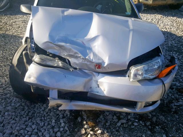 1G8AV18B77Z101067 - 2007 SATURN ION LEVEL SILVER photo 9