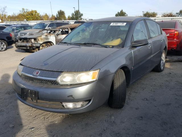 1G8AL52FX4Z181565 - 2004 SATURN ION LEVEL GRAY photo 2
