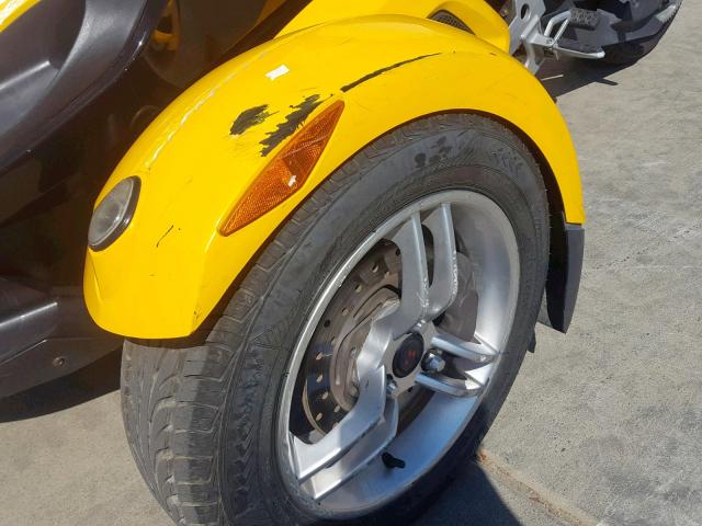 2BXJAUA168V003025 - 2008 CAN-AM SPYDER ROA YELLOW photo 10