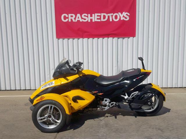 2BXJAUA168V003025 - 2008 CAN-AM SPYDER ROA YELLOW photo 3