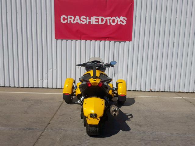 2BXJAUA168V003025 - 2008 CAN-AM SPYDER ROA YELLOW photo 4