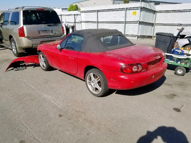 JM1NB353550413768 - 2005 MAZDA MX-5 MIATA RED photo 3