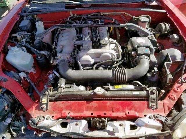 JM1NB353550413768 - 2005 MAZDA MX-5 MIATA RED photo 7