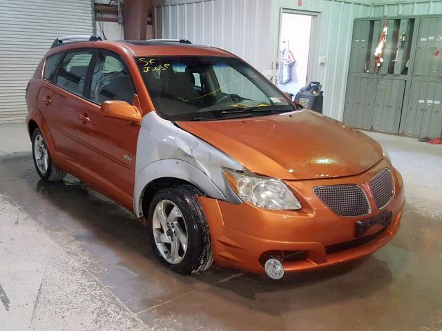 5Y2SL63855Z432414 - 2005 PONTIAC VIBE ORANGE photo 1