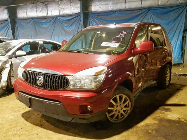 3G5DA03L77S558040 - 2007 BUICK RENDEZVOUS RED photo 2