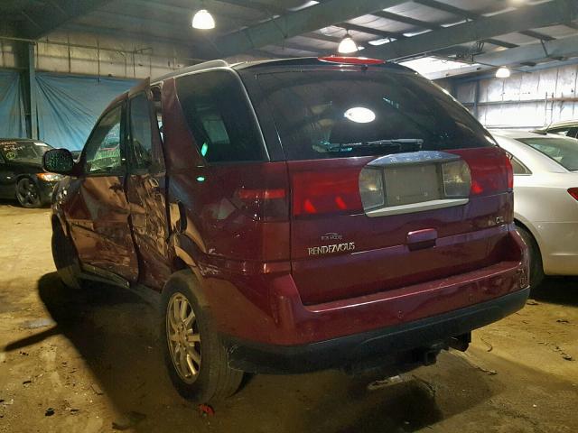 3G5DA03L77S558040 - 2007 BUICK RENDEZVOUS RED photo 3