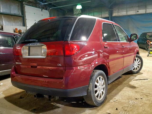 3G5DA03L77S558040 - 2007 BUICK RENDEZVOUS RED photo 4