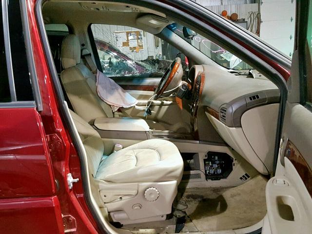 3G5DA03L77S558040 - 2007 BUICK RENDEZVOUS RED photo 5