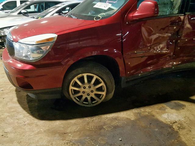 3G5DA03L77S558040 - 2007 BUICK RENDEZVOUS RED photo 9