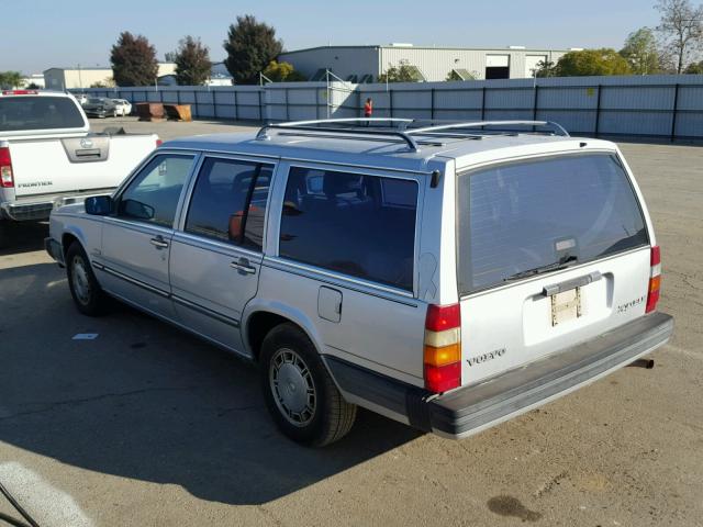 YV1FX8857J2162602 - 1988 VOLVO 740 GLE SILVER photo 3