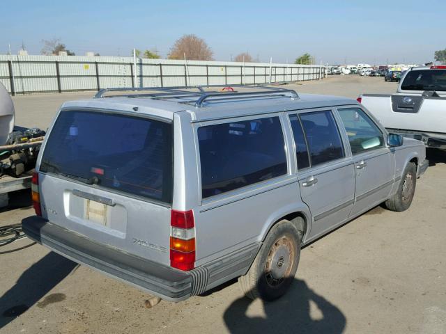 YV1FX8857J2162602 - 1988 VOLVO 740 GLE SILVER photo 4