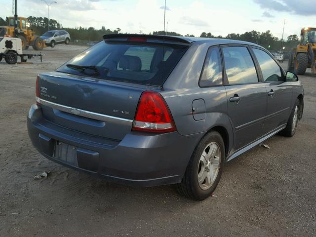 1G1ZU648X5F152864 - 2005 CHEVROLET MALIBU MAX ნაცრისფერი ფოტო 4
