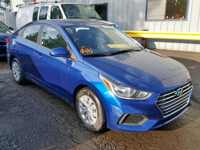 3KPC24A3XKE071594 - 2019 HYUNDAI ACCENT SE BLUE photo 1