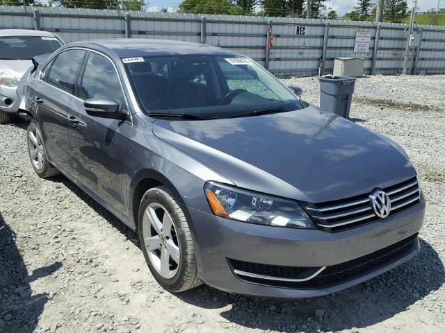 1VWBH7A35DC079802 - 2013 VOLKSWAGEN PASSAT SE GRAY photo 1