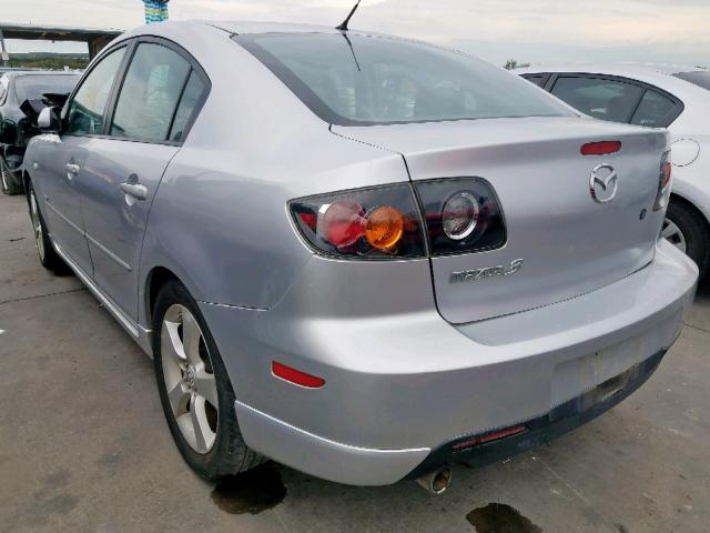 JM1BK323261410250 - 2006 MAZDA 3 S SILVER photo 3